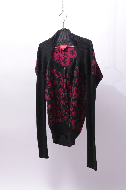 Vivienne Westwood draped jacquard knit