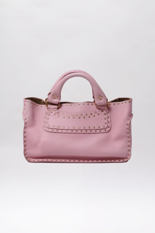 Celine boogie tote bag in studded pink