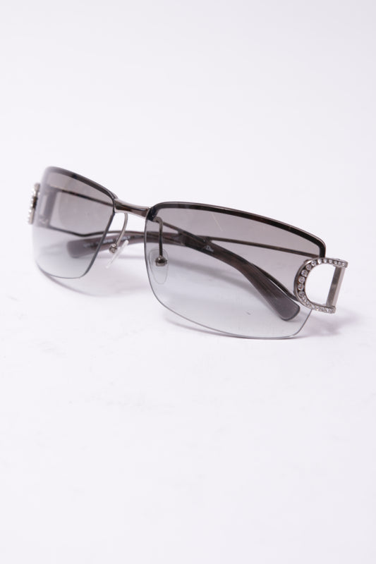Iconic Dior ‘Diorly’ rhinestoned 00’s sunglasses