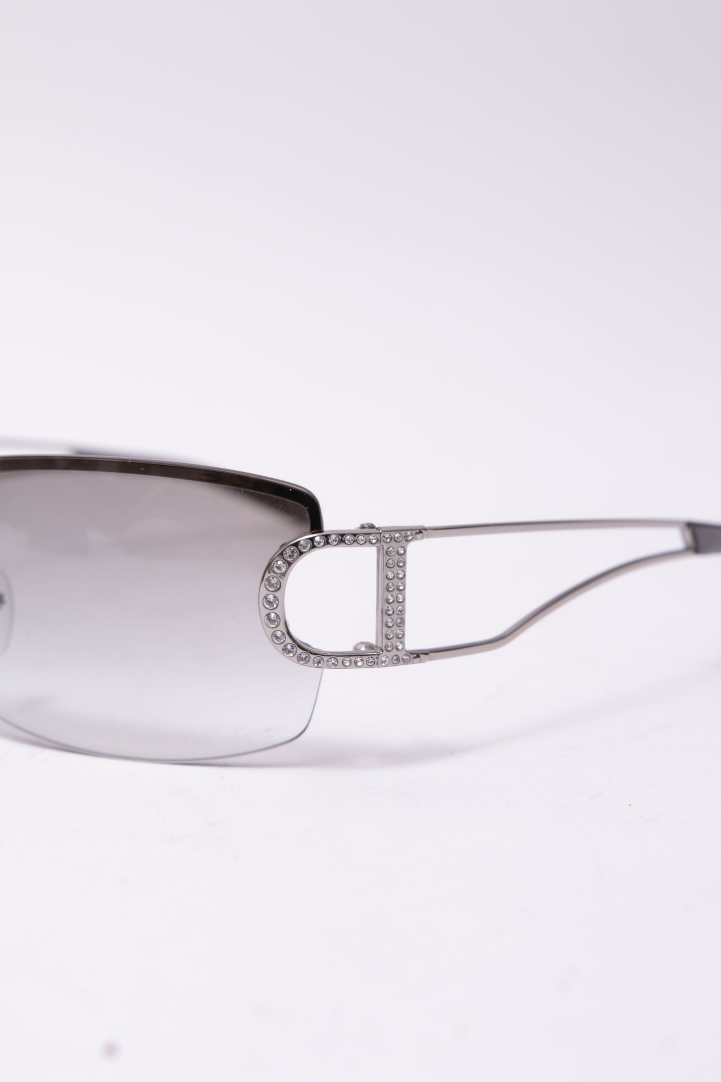 Iconic Dior ‘Diorly’ rhinestoned 00’s sunglasses