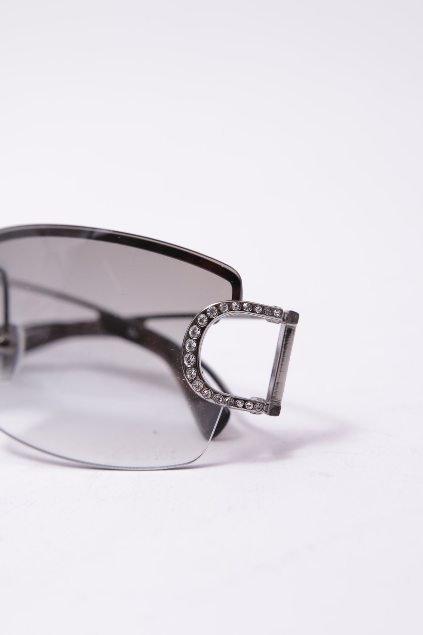 Iconic Dior ‘Diorly’ rhinestoned 00’s sunglasses