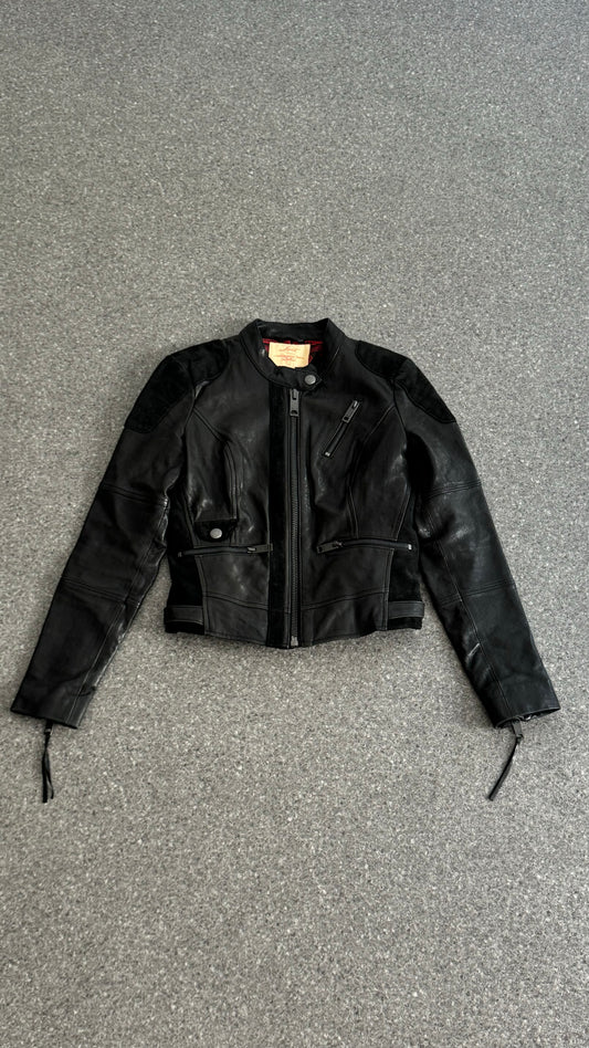 Levi's leather and suede biker jacket *petit*