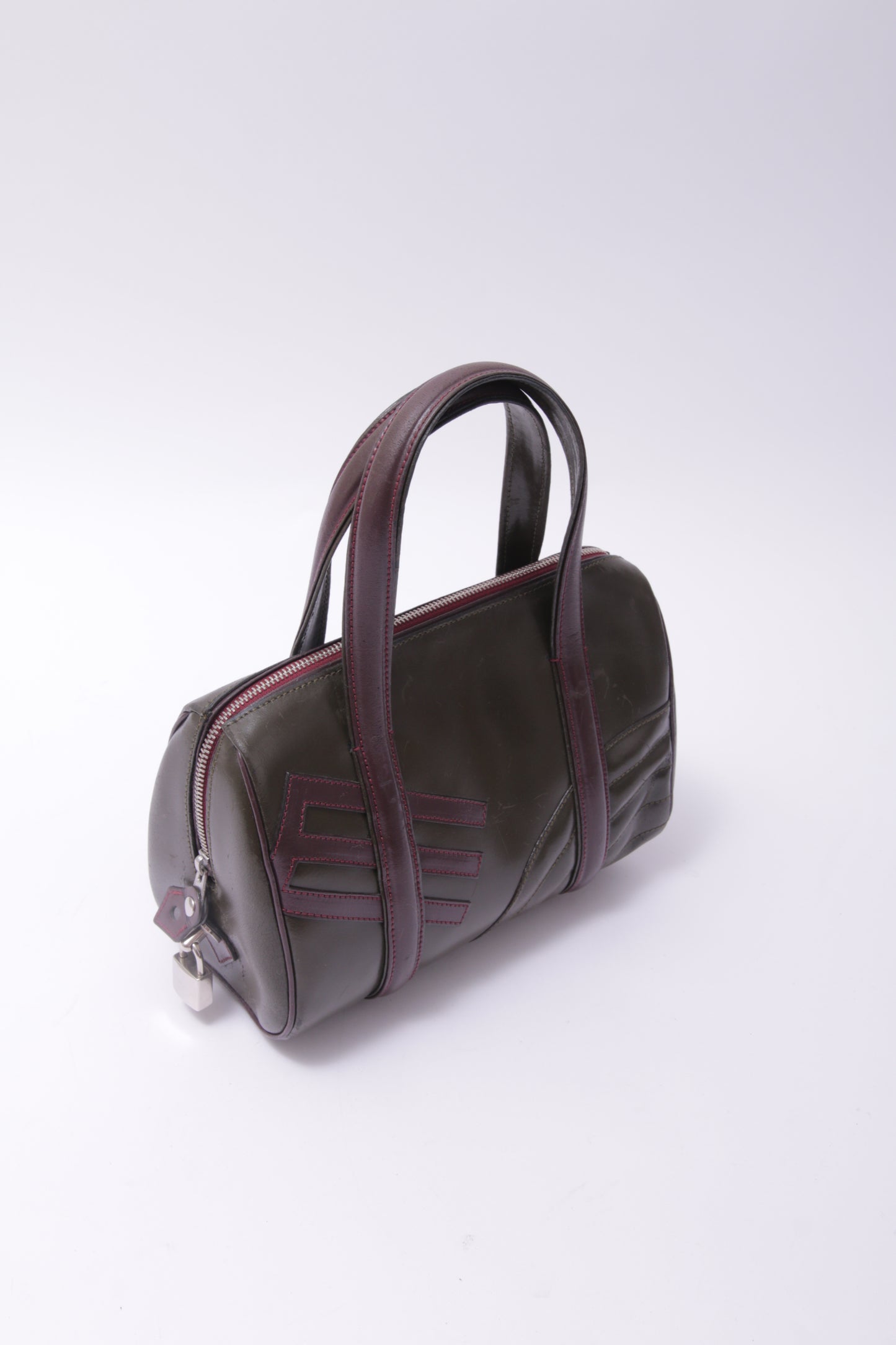 Etro 00's leather bowling bag