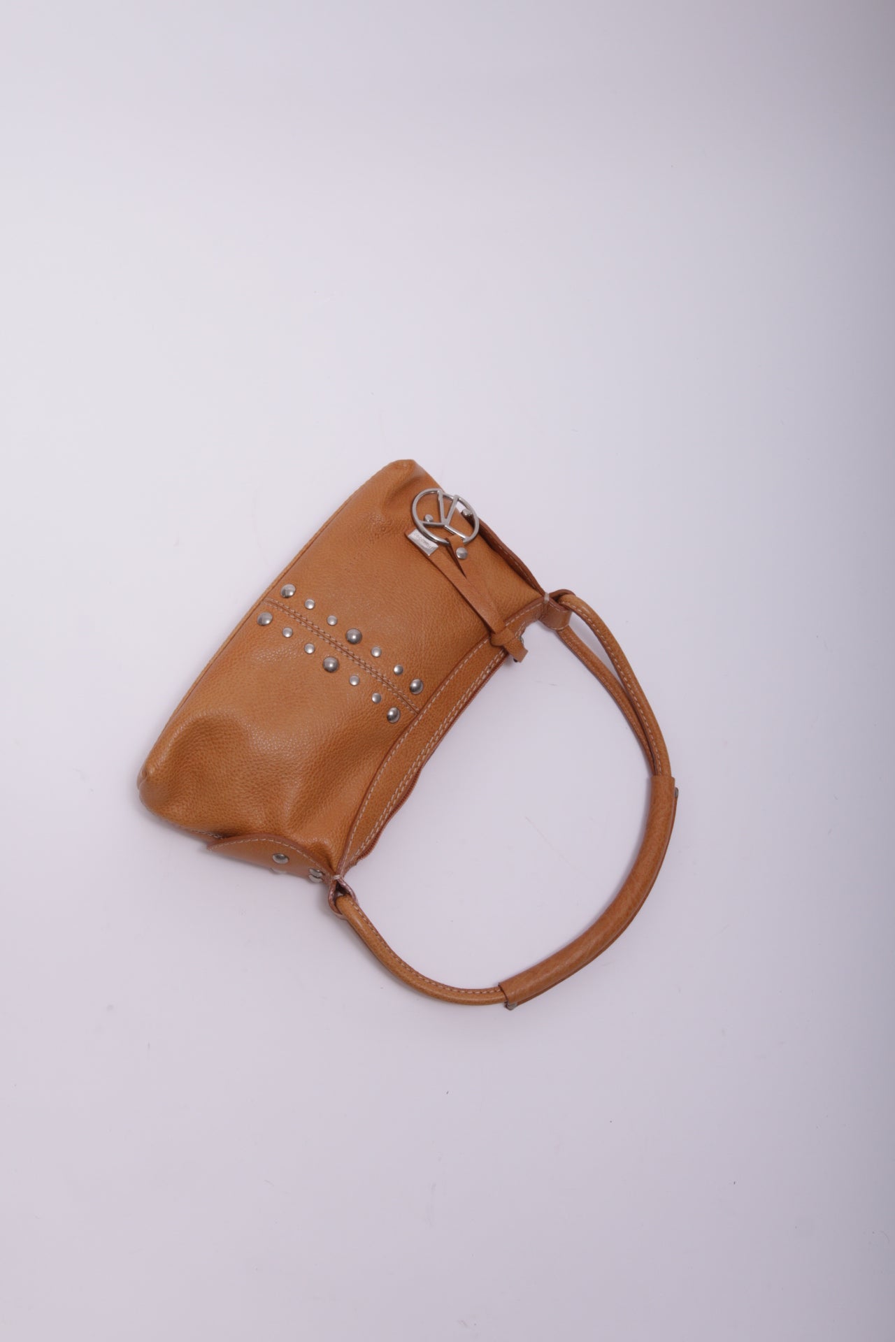 Coccinelle studded bag in camel