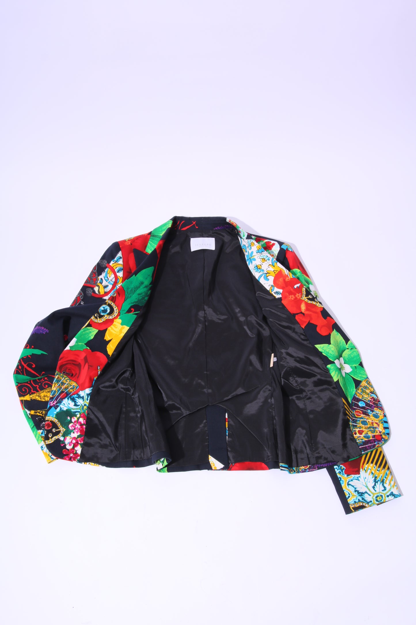 00's Iceberg printed cotton blazer