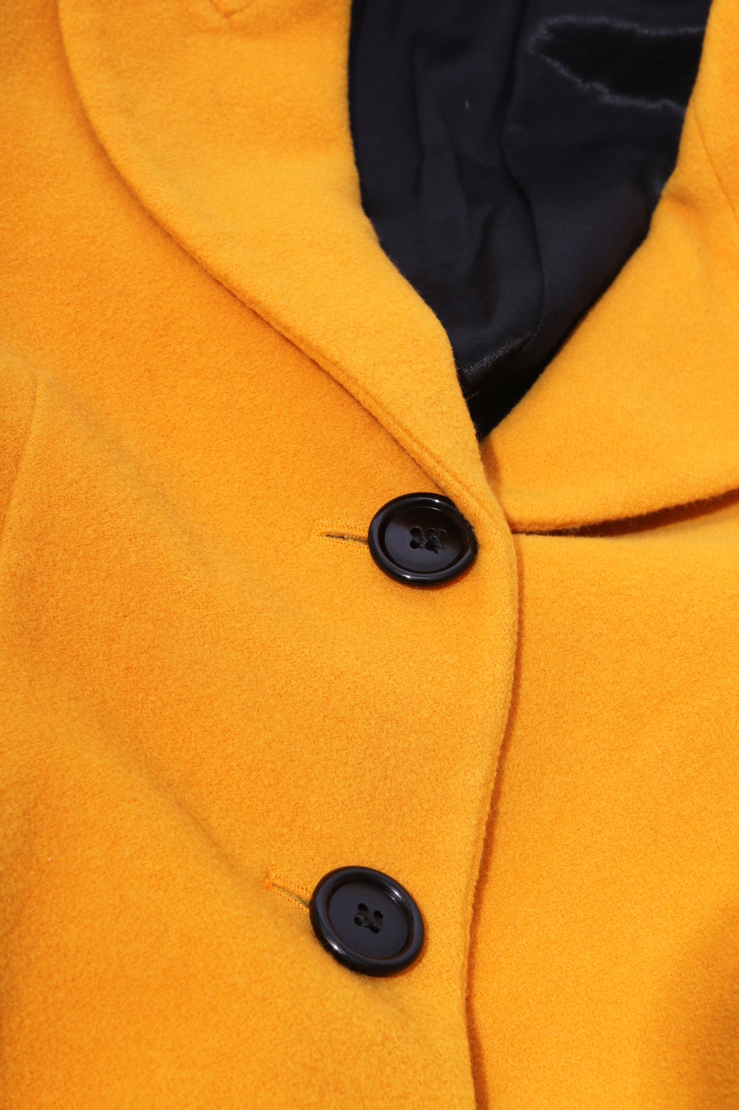 Iceberg mustard long wool coat