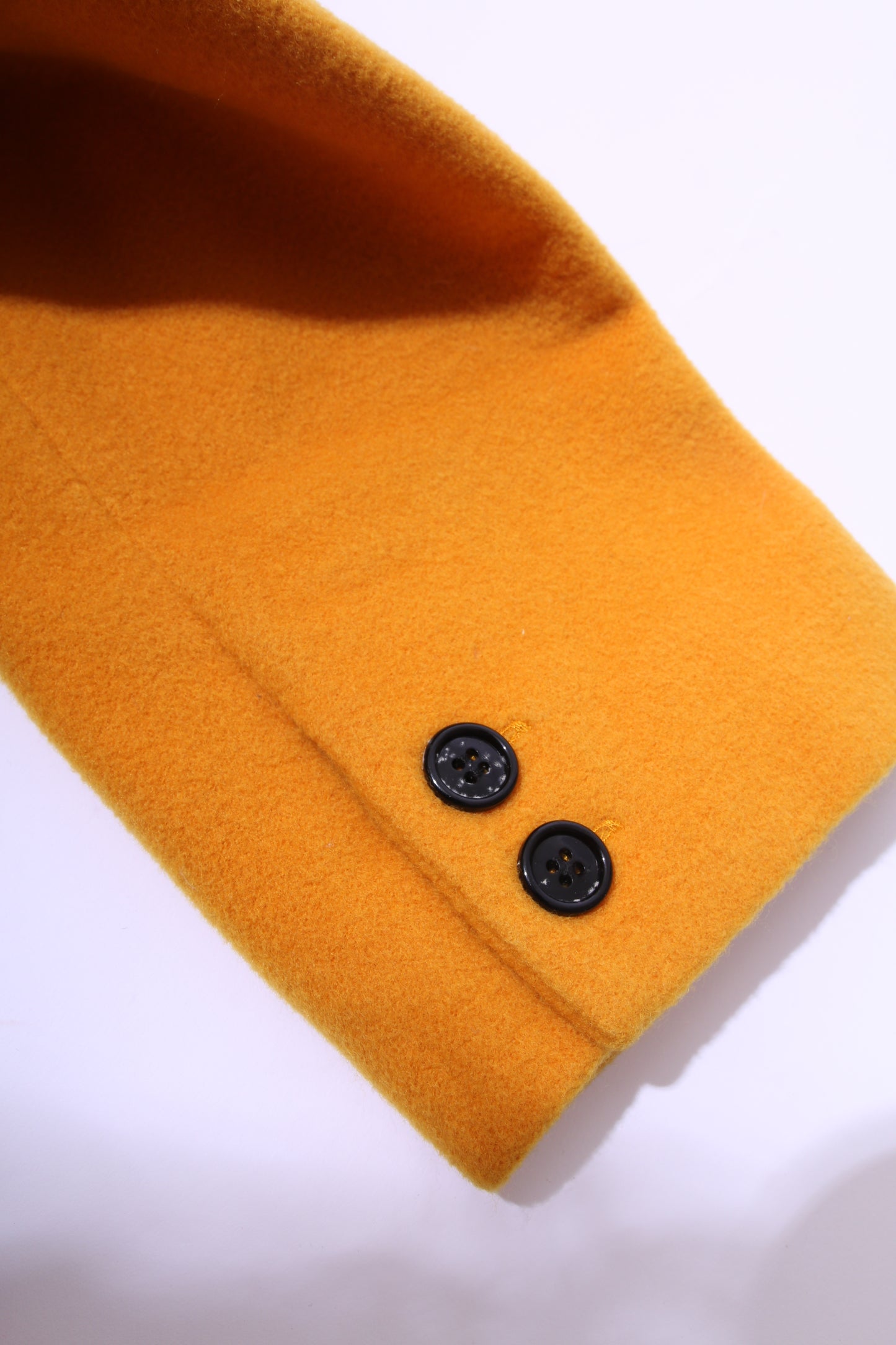 Iceberg mustard long wool coat