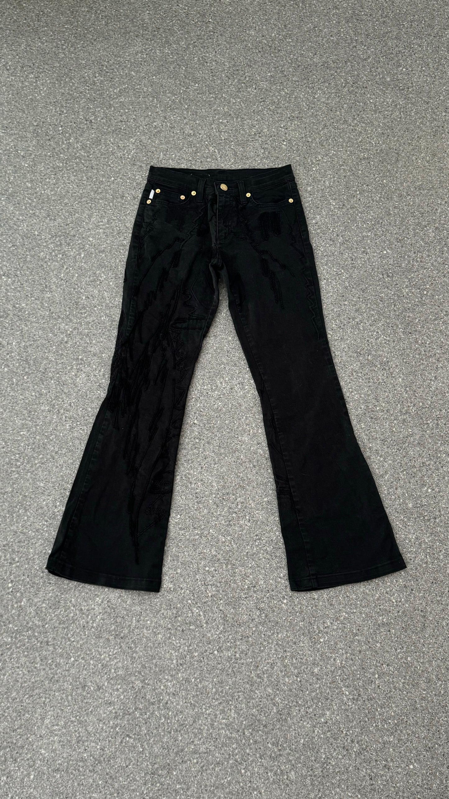 Iceberg embroidered denim pants