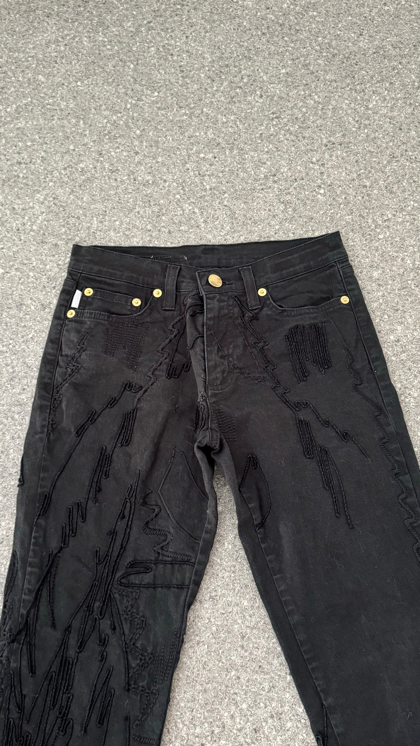 Iceberg embroidered denim pants