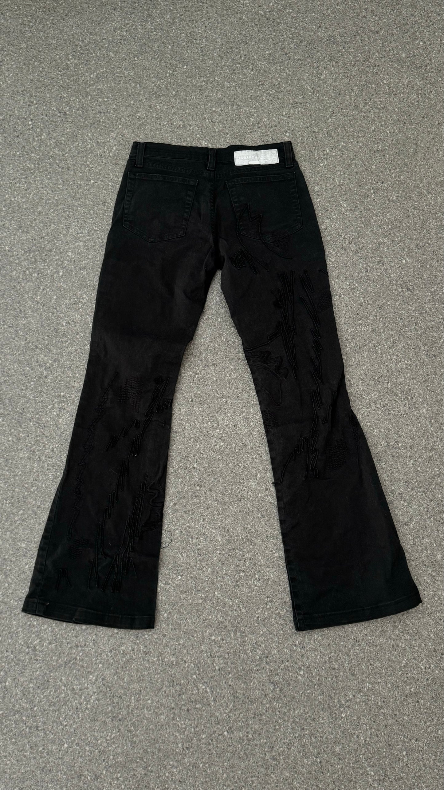 Iceberg embroidered denim pants