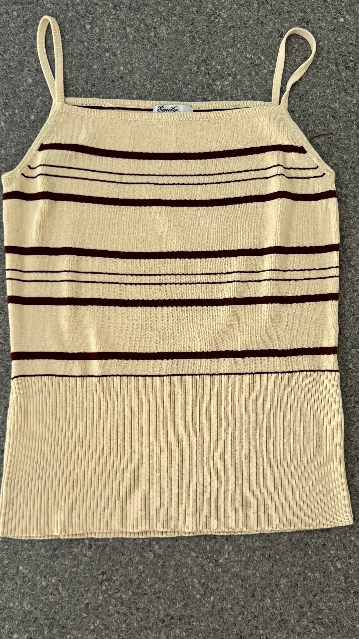 wool stripes top