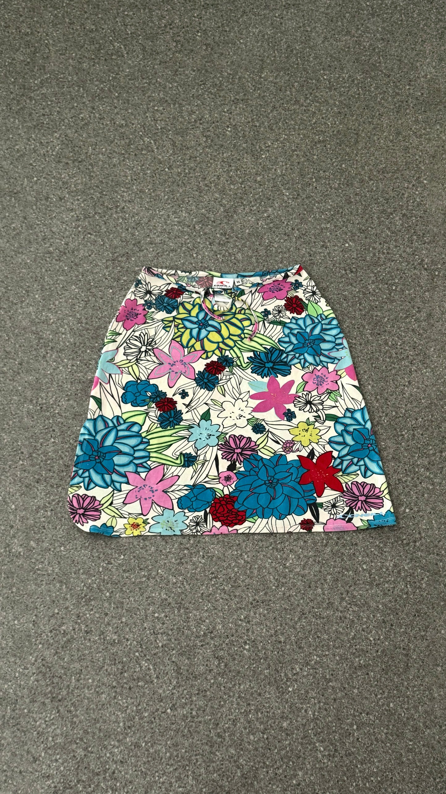 00's O'neill stretchy printed skirt