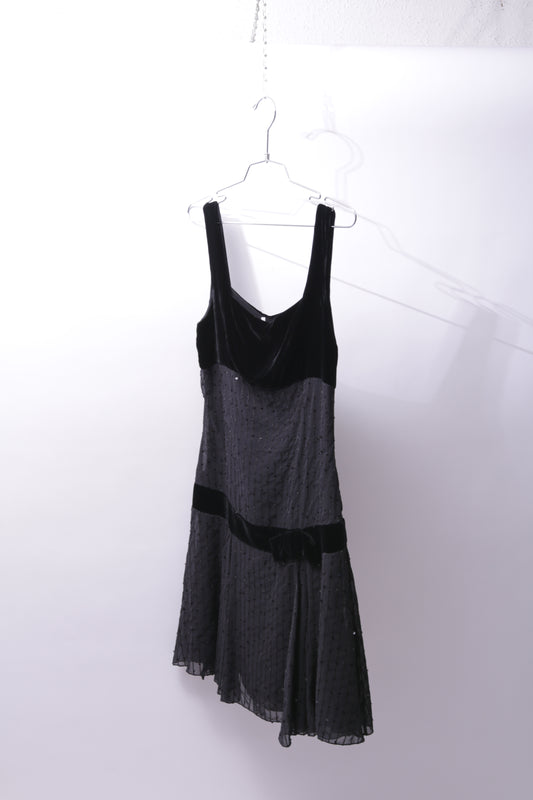Blugirl by Blumarine velvet and silk dress