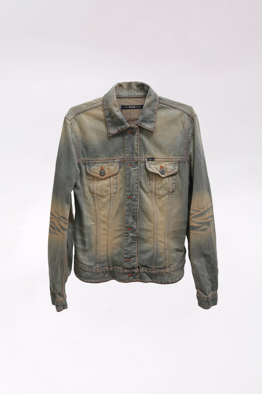 GAS colored and washed denim jacket