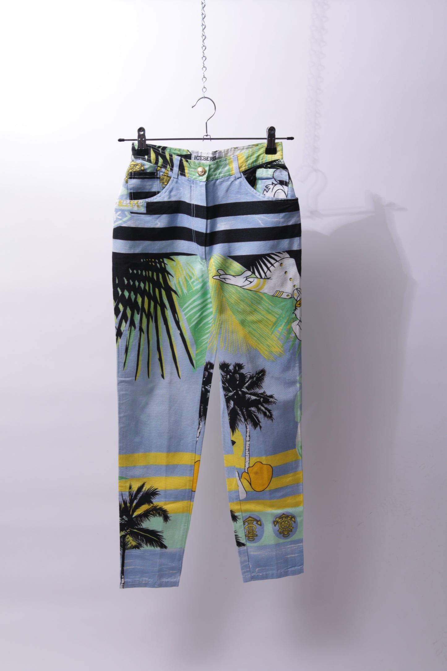 Iceberg 80's Disney printed cotton pants