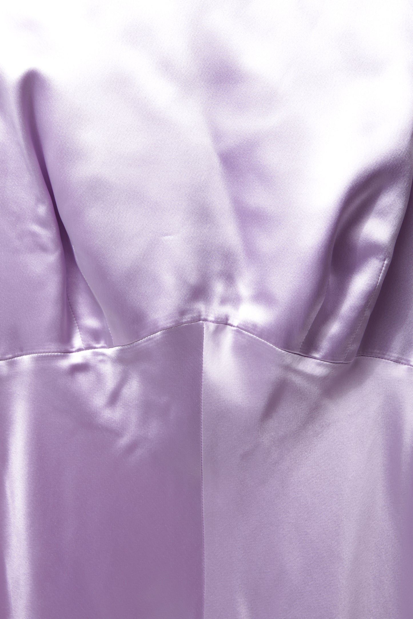 Gianfranco Ferre satin dress in lilac