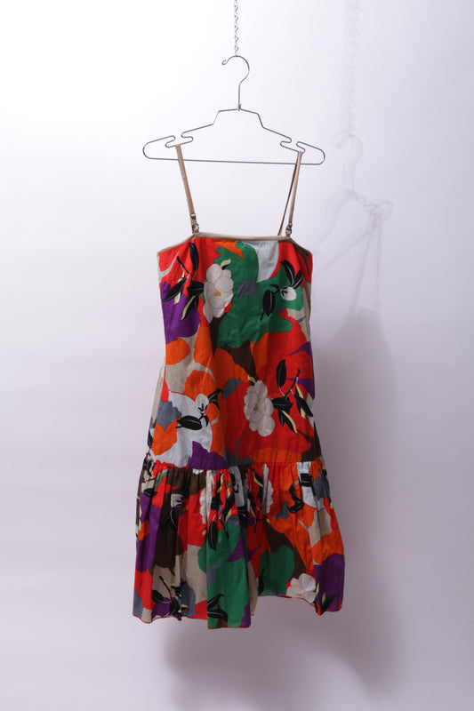 Sportmax floral colorful cotton dress