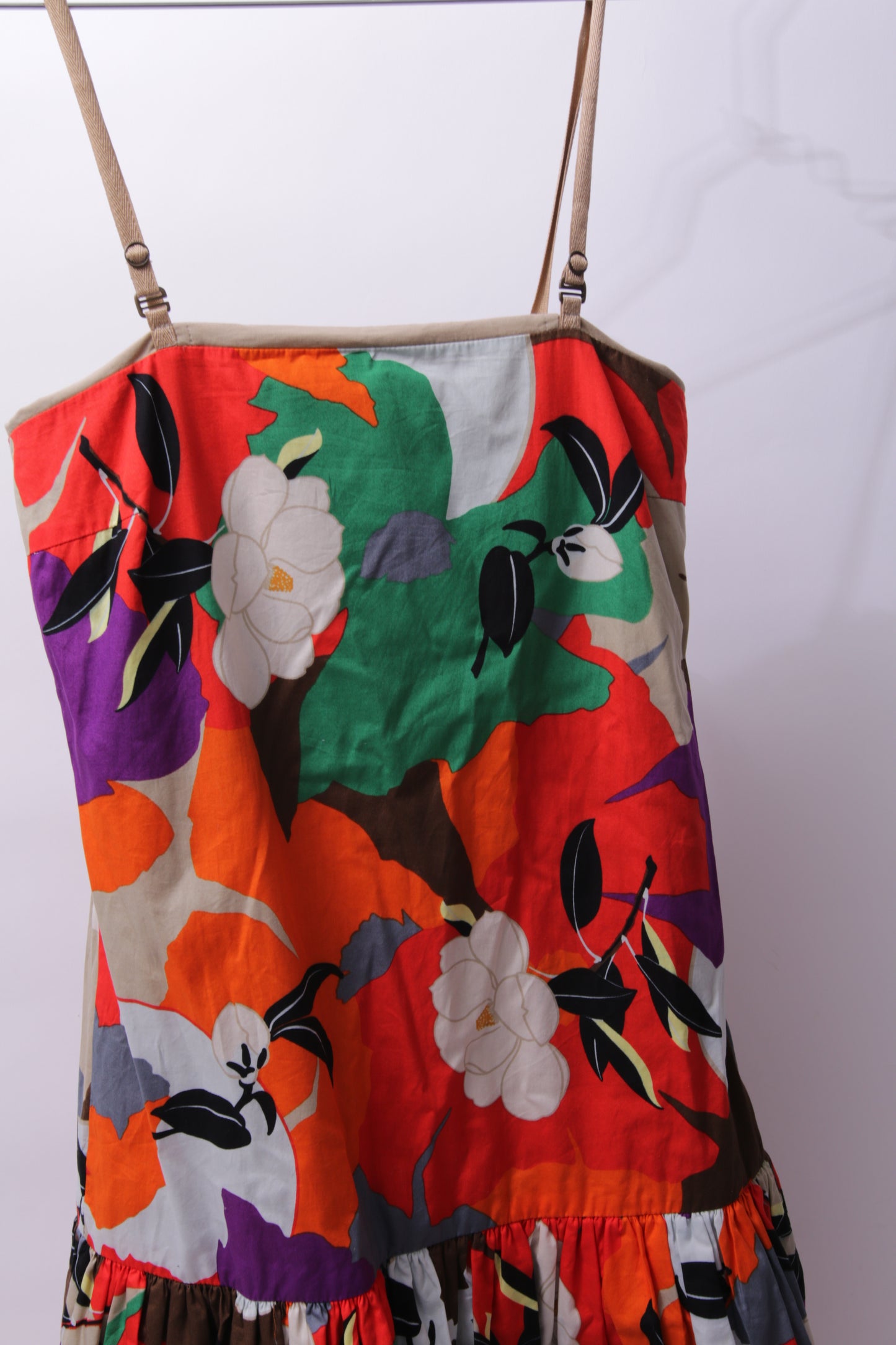 Sportmax floral colorful cotton dress