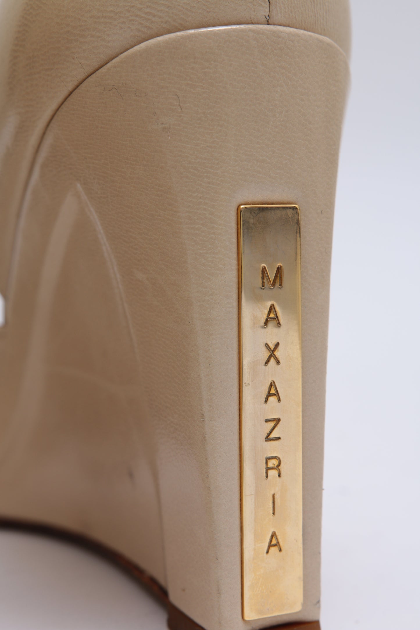 BCBGMAXAZRIA vintage leather with gold plates