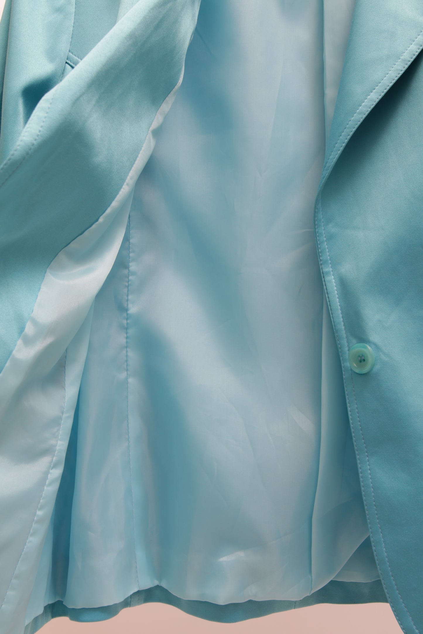 Roccobarocco cyan satin jacket