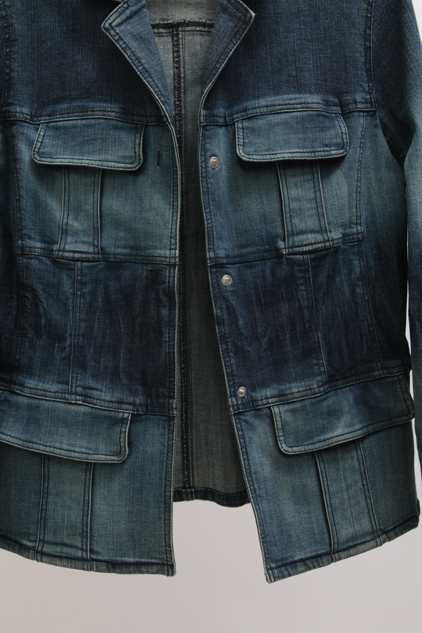 evex by KRIZIA washed denim jacket