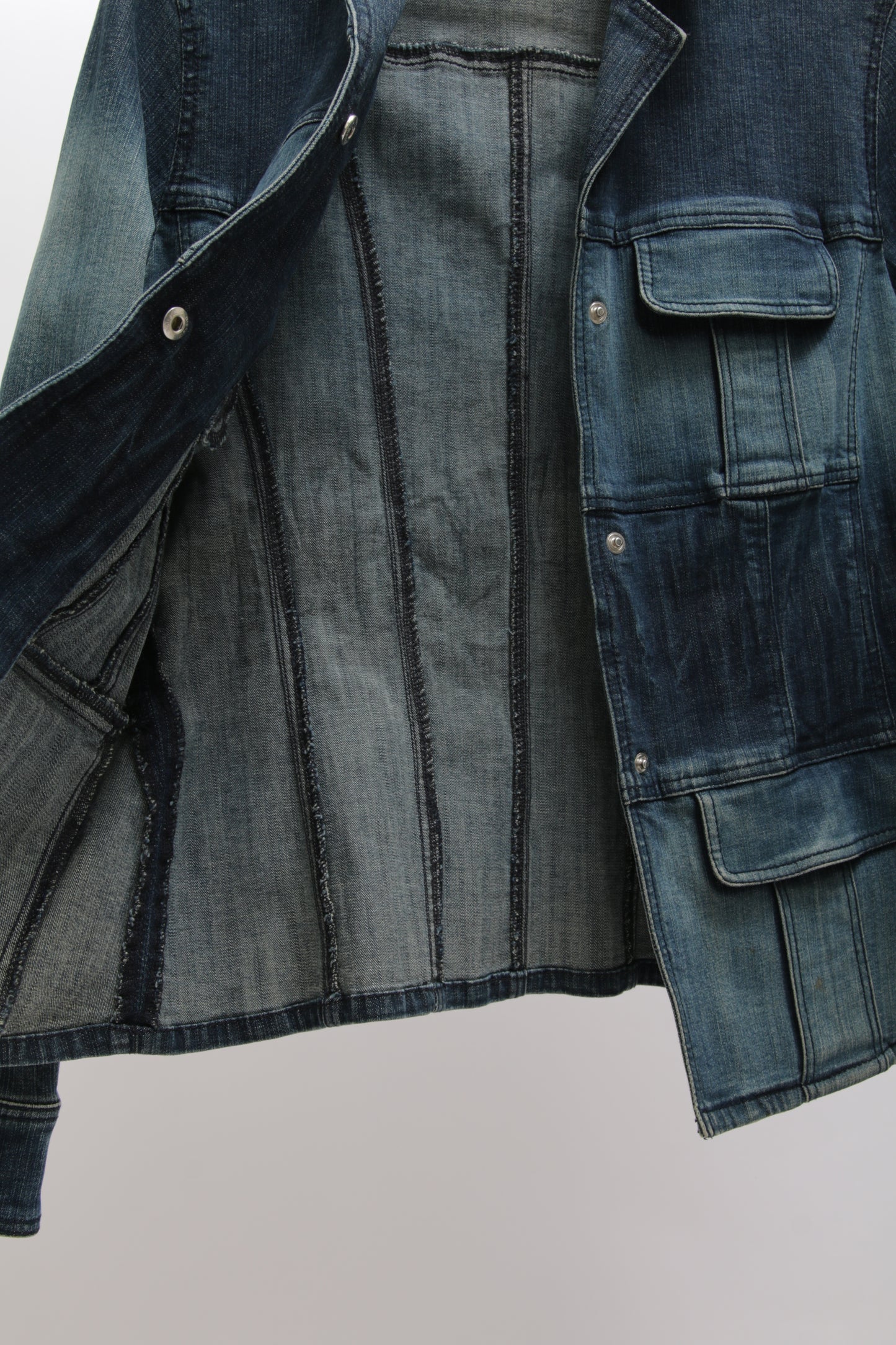 evex by KRIZIA washed denim jacket