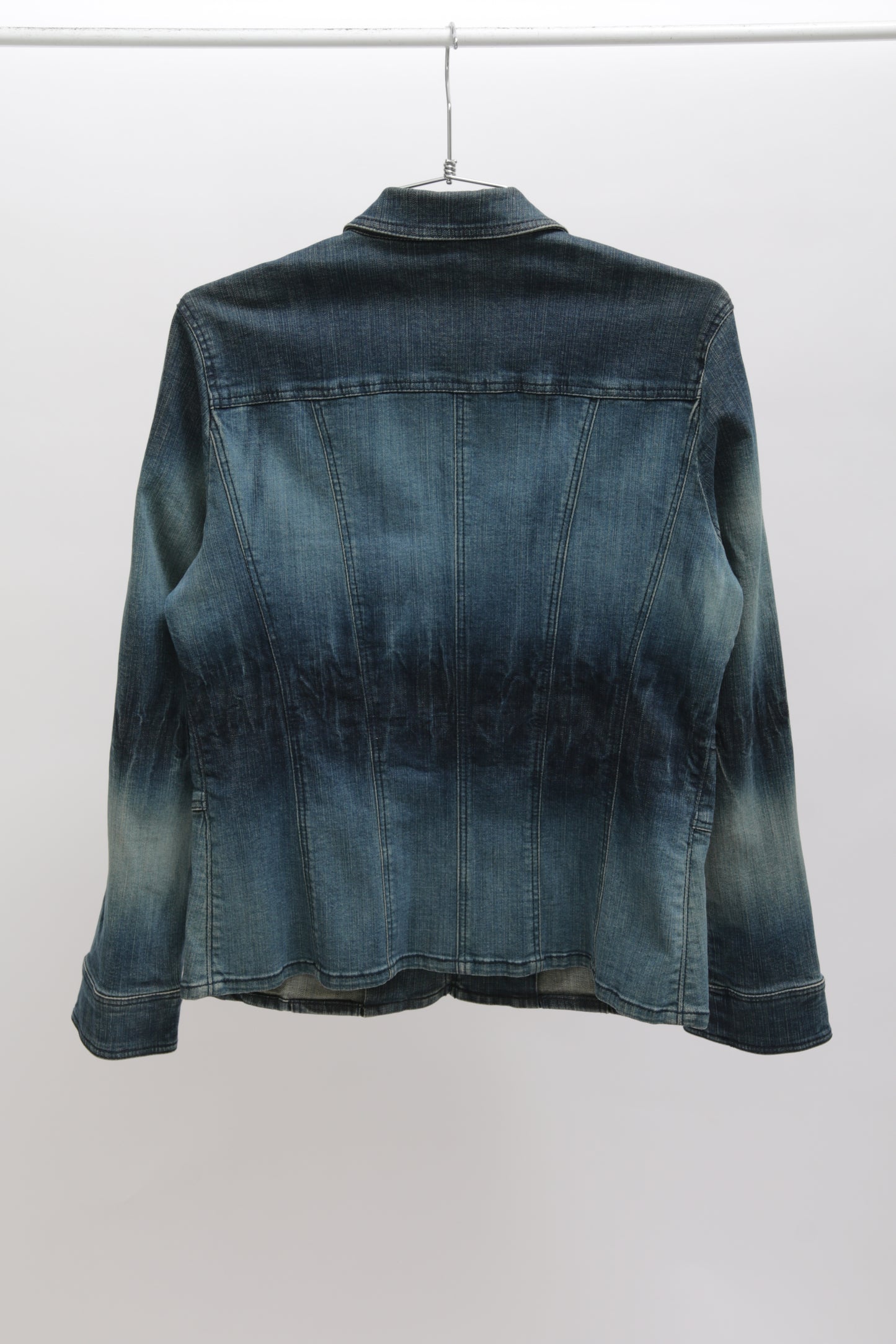 evex by KRIZIA washed denim jacket