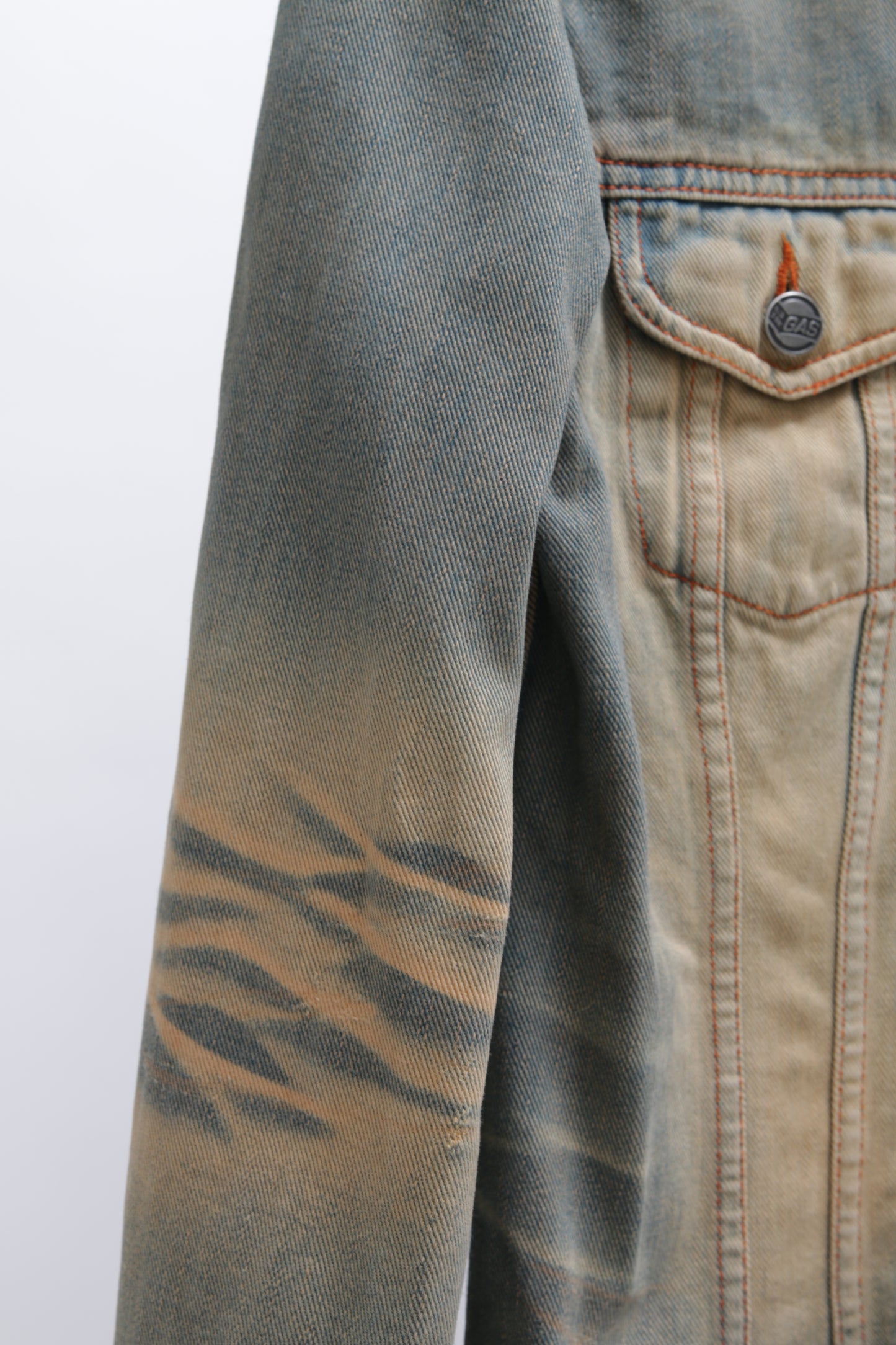 GAS colored and washed denim jacket