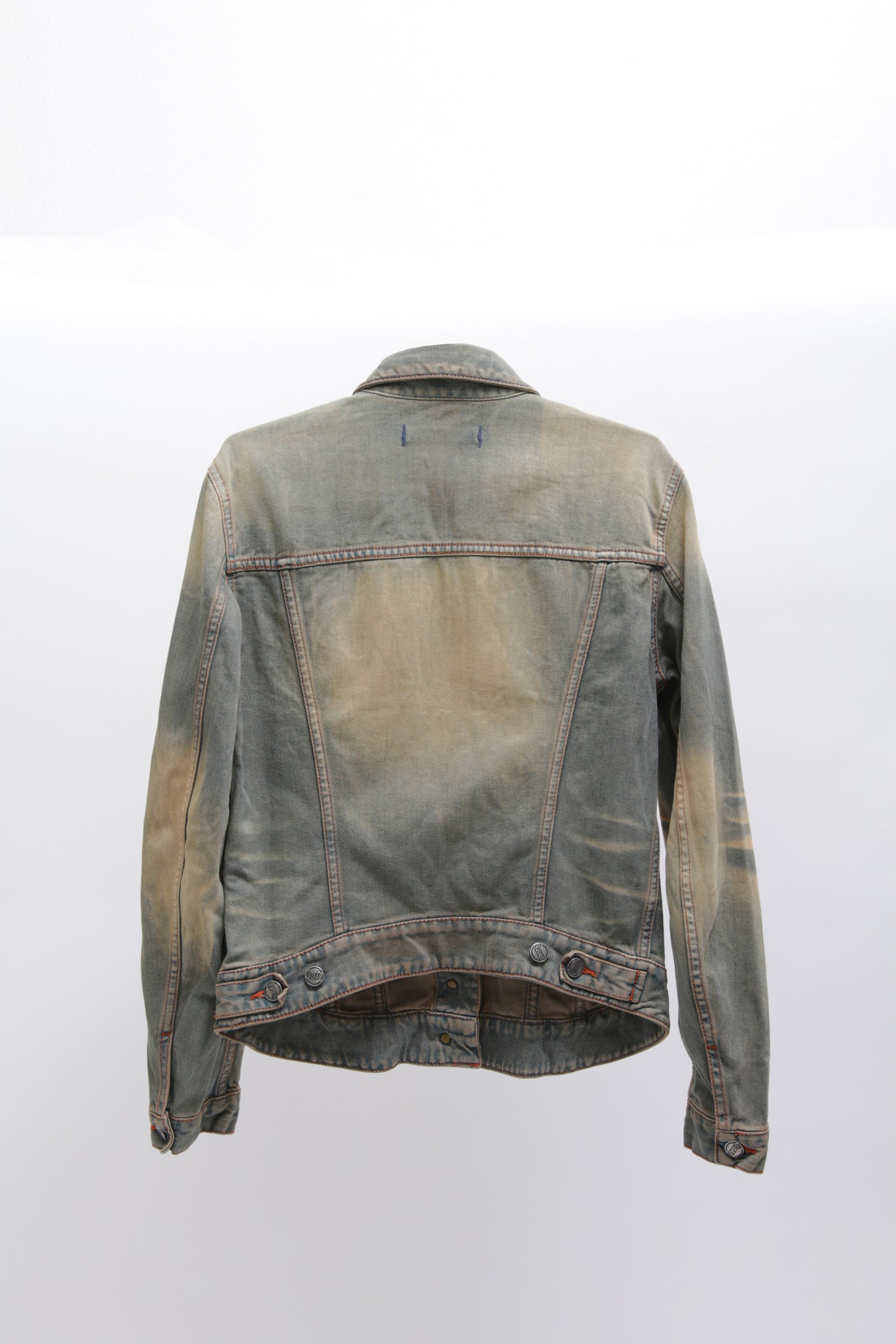 GAS colored and washed denim jacket