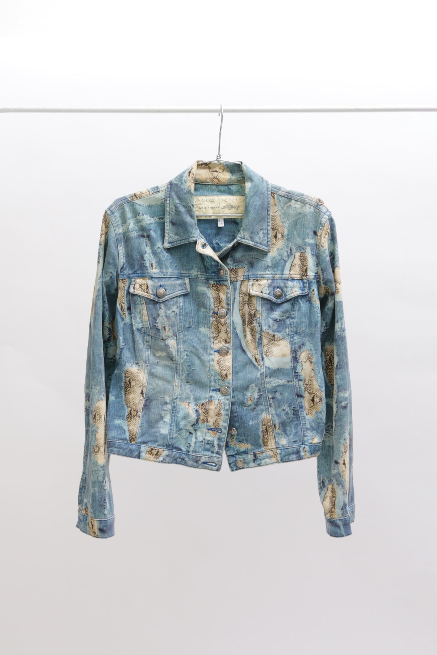 KRIZIA 2000's printed cotton jacket