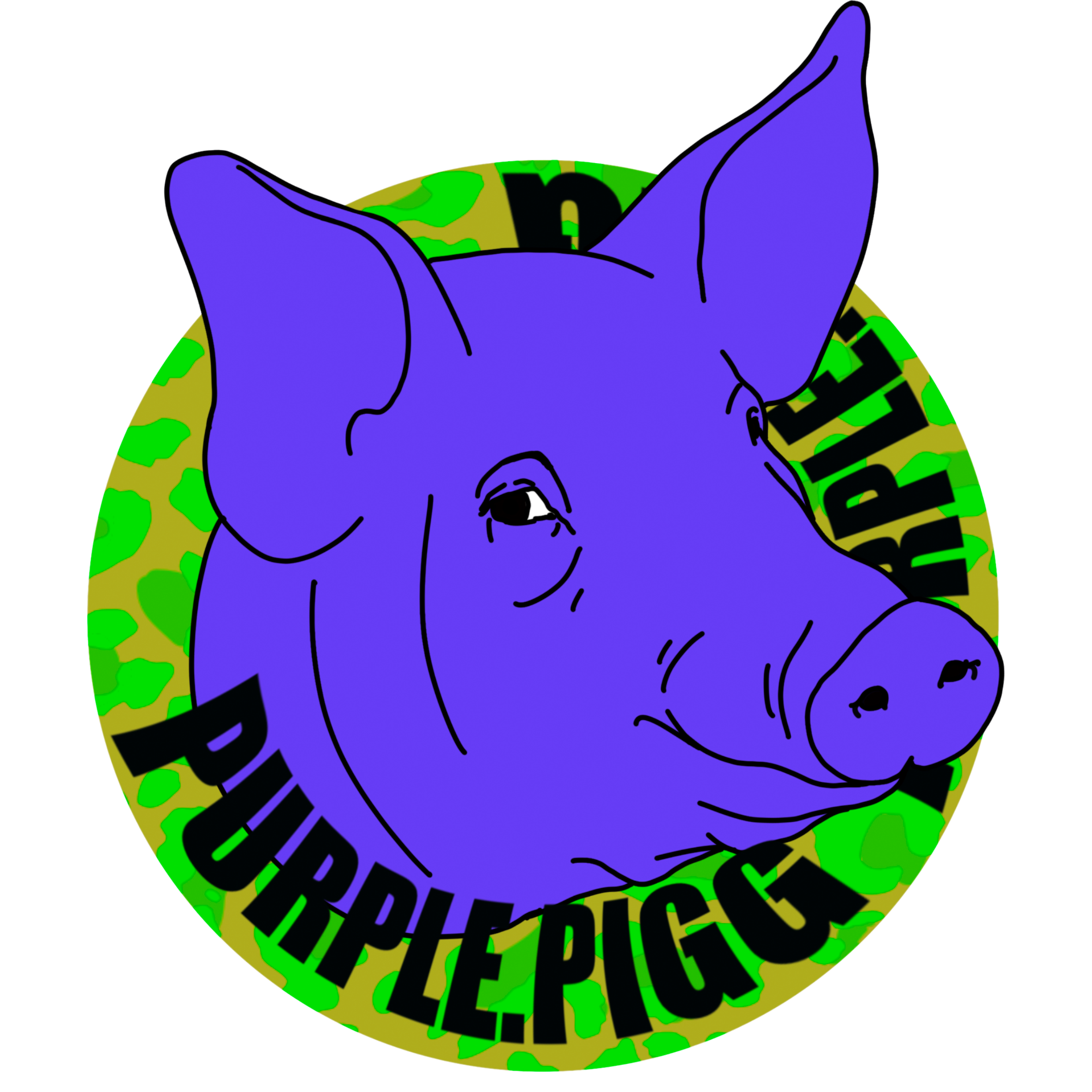 Purple pig