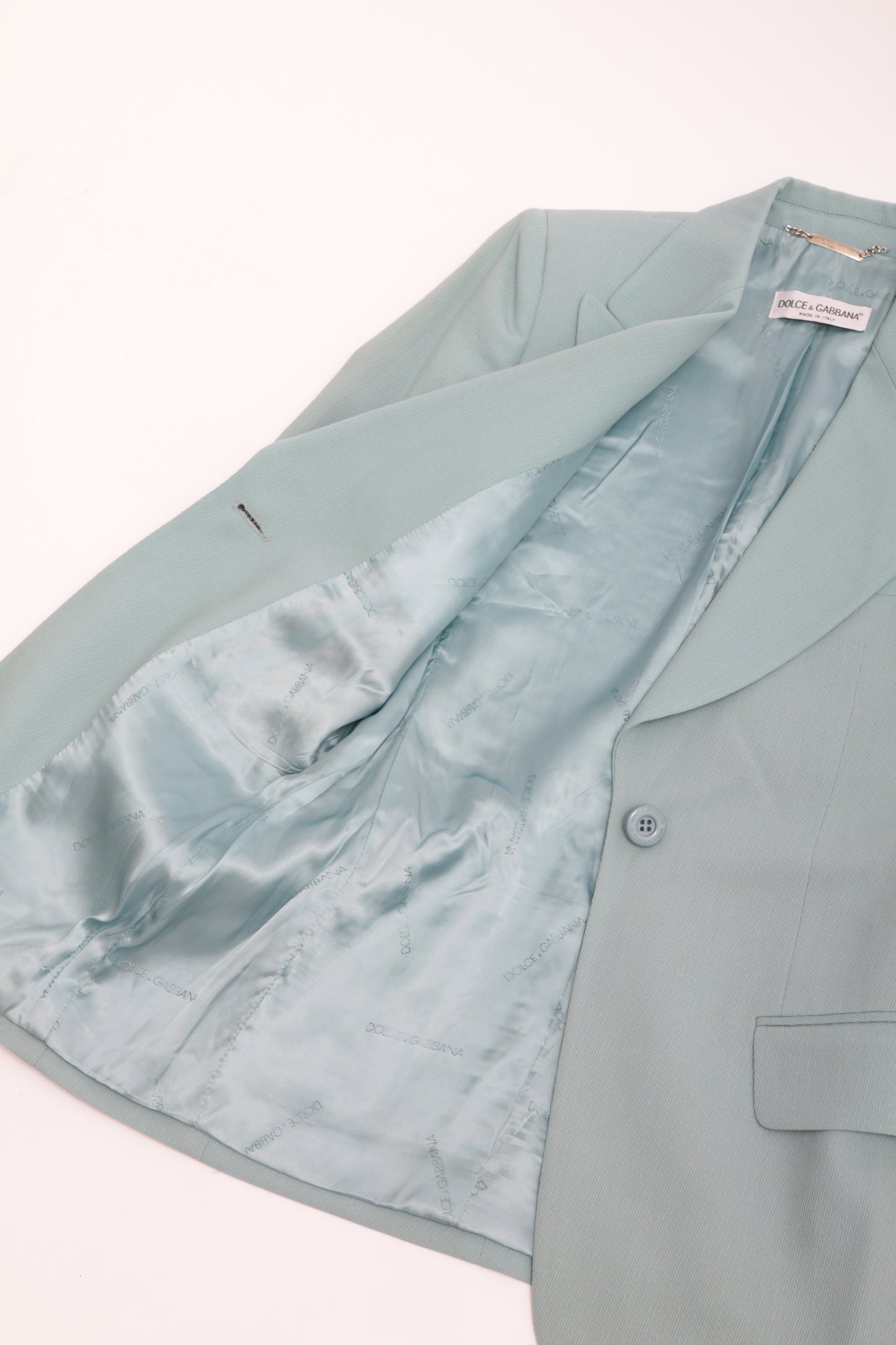 DOLCE & GABBANA light blue blazer